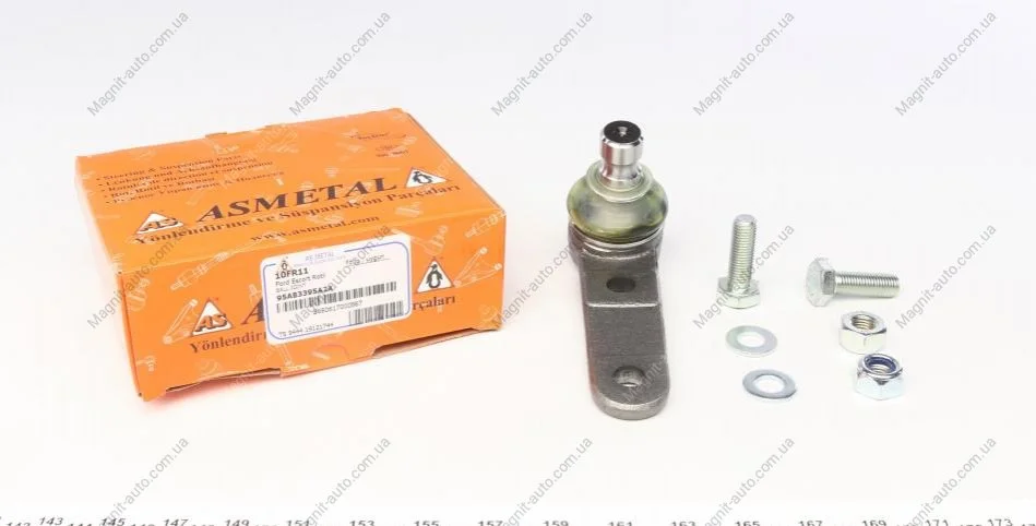 Опора шаровая (передняя/снизу) Ford Escort/Fiesta/Orion 90-95 ASMETAL 10FR11 (фото 1)