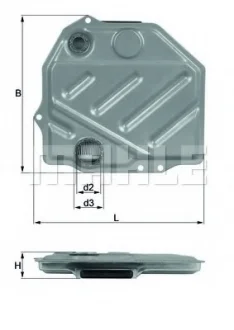 Фильтр акп MAHLE / KNECHT HX48