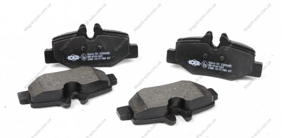 Комплект гальмівних колодок.).) ICER 181676-701 (фото 1)