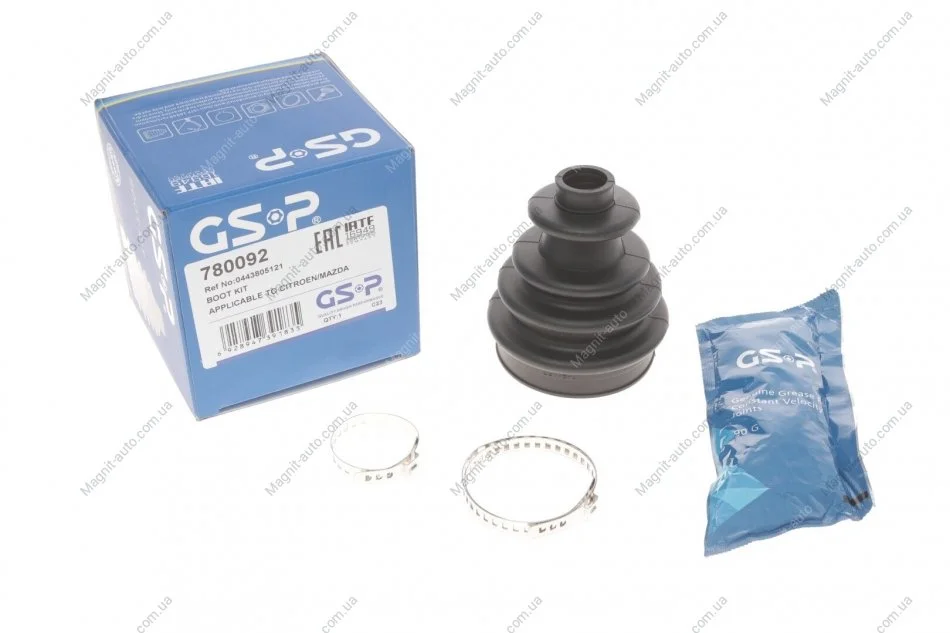 Пильовик приводного вала, MAZDA 6 (GG), TOYOTA Avensis (T25) 02-08, outer /21 - 76 - 103/ (23000 Spidan) GSP 780092 (фото 1)