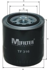 Фільтр масляний M-FILTER TF316