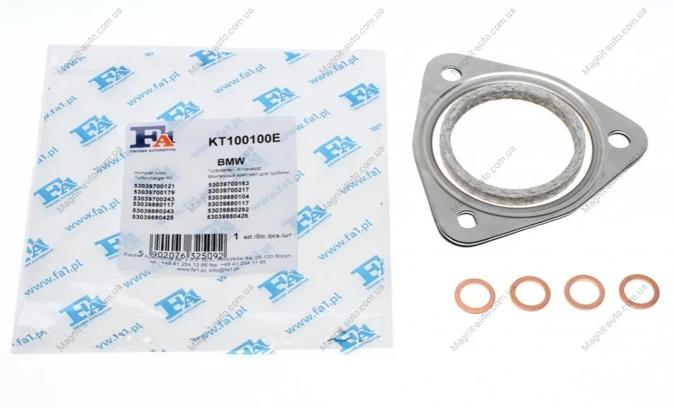 К-кт прокладок турбины Fischer Automotive One (FA1) KT100100E (фото 1)