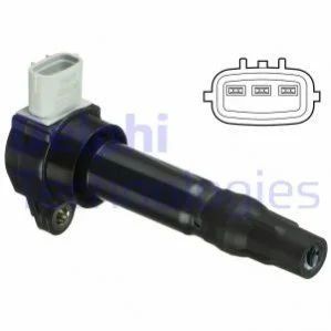 Катушка зажигания MITSUBISHI ASX, COLT VI, LANCER VIII 1.1-1.6LPG 06.04- Delphi GN10793-12B1