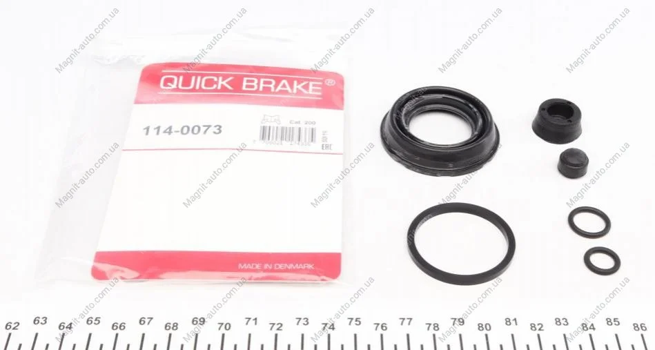 Ремкомплект тормозного суппорта, CHEVROLET, OPEL, VAUXHALL QUICK BRAKE 114-0073 (фото 1)