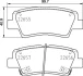 Гальмівні колодки дискові BREMBO P30103 (фото 1)