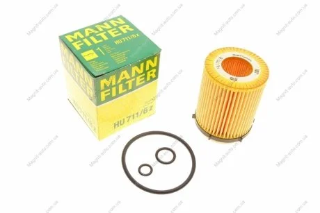 Фильтр масла MANN HU 711/6z