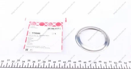 Прокладка випускної системи AUDI A1, A3, Q3, TT SEAT ALHAMBRA, ALTEA, ALTEA XL, CORDOBA, IBIZA III, IBIZA IV, IBIZA IV SC, IBIZA IV ST, LEON, LEON SC, LEON ST, TOLEDO III 0.8DH-2.5D 10.01- FEBI BILSTEIN 170580