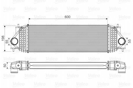 Радіатор наддуву Valeo 818662
