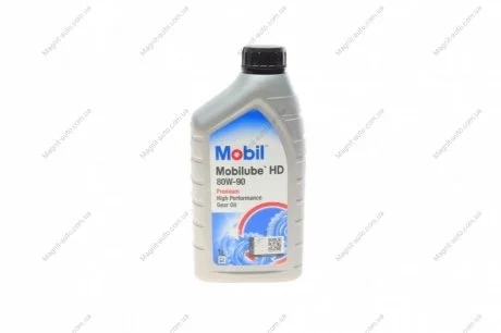 Трансмиссионное масло Mobilube HD 80W-90, 1л MOBIL 142132