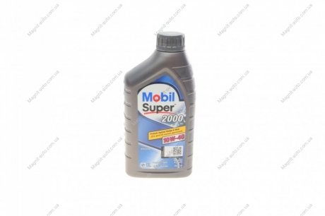 Моторное масло Super 2000 X1 10W-40, 1л MOBIL 152569 (фото 1)