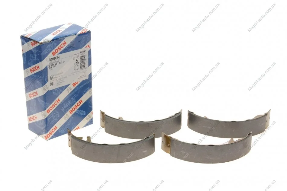 Колодки тормозные задние барабанные 2 BOSCH 0986487832 (фото 1)