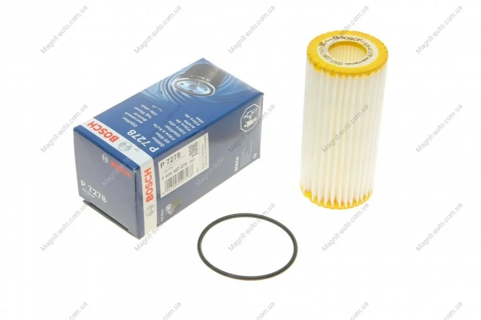 Масляний фільтр VAG A1-6/Q5/7//S3/TT/Macan/Leon/Octavia/Superb/Golf/Passat/Polo/Tig \'\'1.8-2.0 \'\'12>> BOSCH ="F026407278" (фото 1)