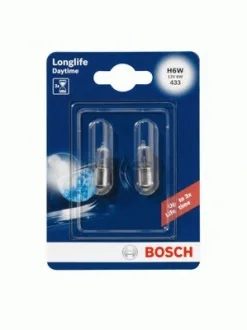 Лампа H6W 12V Longlife Daytime блистер 2 шт. - кратн. 20 шт BOSCH ="1987301061"