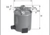 Фильтр топливный (под датчик воды, с клапаном) Megane2/Scenic2 K9K Euro4 MECAFILTER ELG5390 (фото 1)
