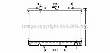 Радiатор AVA COOLING MT2188