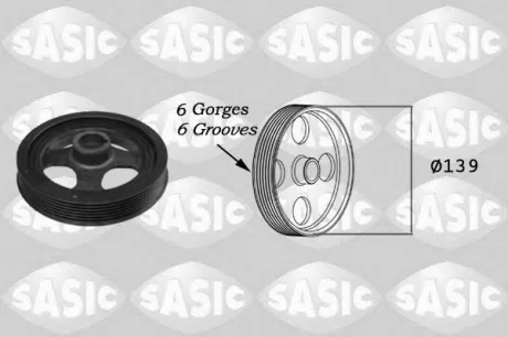 Шків колінвалу TOYOTA Yaris Sasic SASIC 2156028