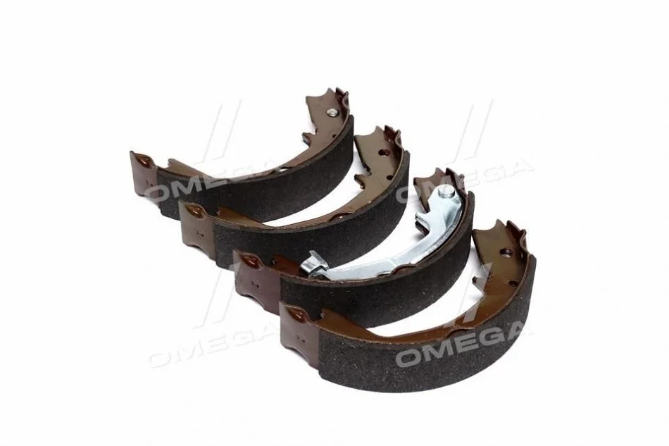 Колодки тормозные барабанные стояночные. тормоз HYUNDAI, KIA (произ-во Jakoparts) JAKOPARTS J3510301 (фото 1)
