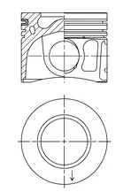 Поршень, 2.2 TDCi 13-18 KOLBENSCHMIDT 41765620