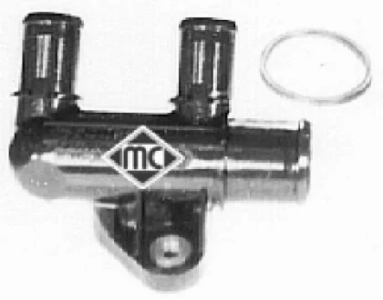Фланец системы охлаждения Peugeot 406 1.8 (95-) Metalcaucho 03523