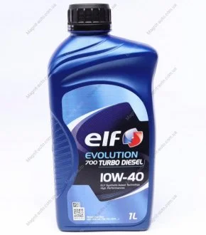 Масло моторное. Evolution 700 TD 10W-40 (SN) (Канистра 1л) ELF 214126