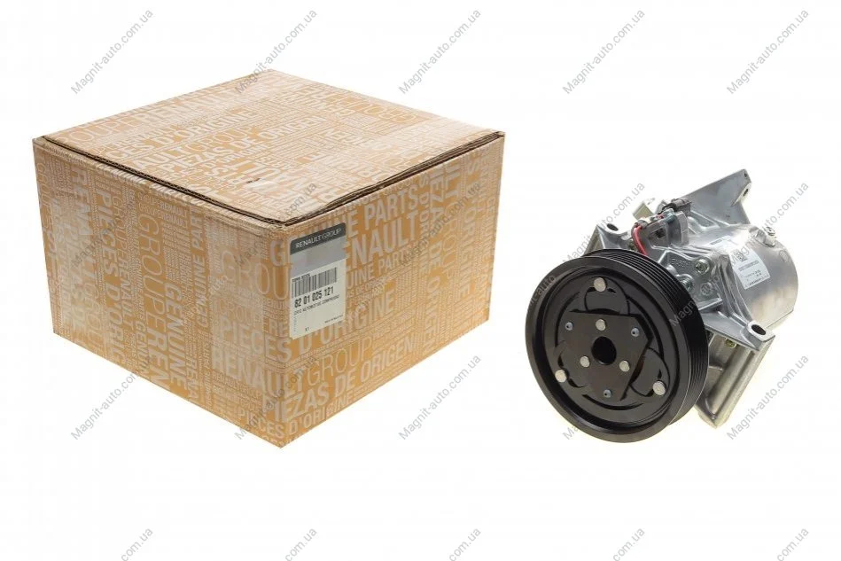 Компрессор кондиционера Dacia Dokker/Duster/Logan/Sandero 1.5 dCi/1.6 LPG 08- RENAULT 8201025121 (фото 1)
