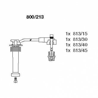 Провода зажигания BREMI 800/213 (фото 1)