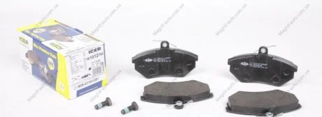 Колодки тормозные (передние) VW Golf III 1.6-2.0 93-99 (Luca ICER 181012-700