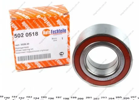 Підшипник маточини передньої, FIAT Scudo, 96-07 (44x82.5x37) AUTOTECHTEILE 502 0518