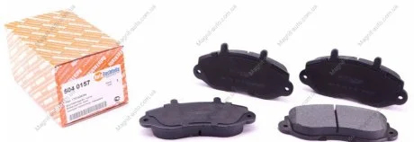 Тормозные колодки передние, OPEL Movano/RENAULT Master 98- AUTOTECHTEILE 504 0157