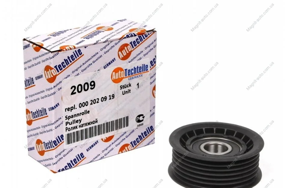 Ролик натягнувши. ребристий AUTOTECHTEILE 100 2009 (фото 1)