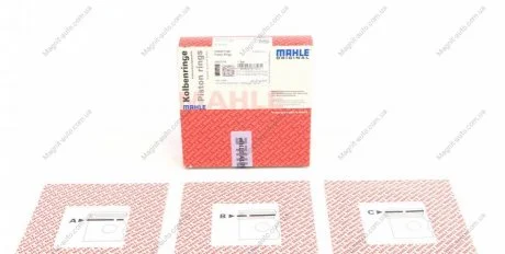 Комплект кілець поршня двигуна (на 1 циліндр.) MAHLE / KNECHT 005 23 N2
