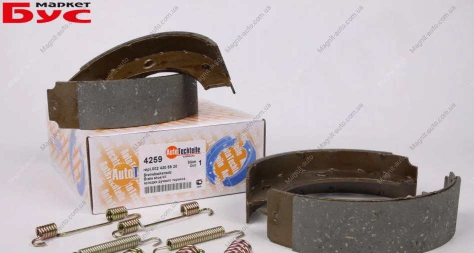 Колодки стояночного тормоза AUTOTECHTEILE 100 4259 (фото 1)