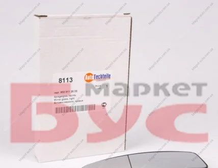 Вкладиш дзеркала MB Sprinter 06-(R) (нижній) AUTOTECHTEILE 100 8113