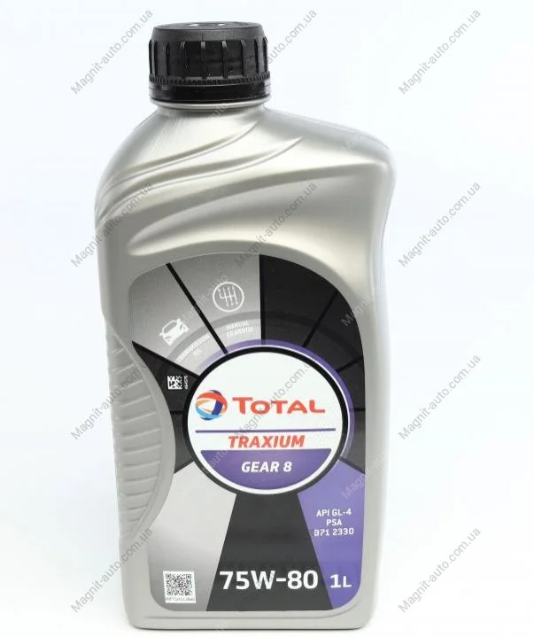 Масло трансмиссионное TRANSMISSION GEAR 8 75W-80 1л TOTAL 214082 (фото 1)
