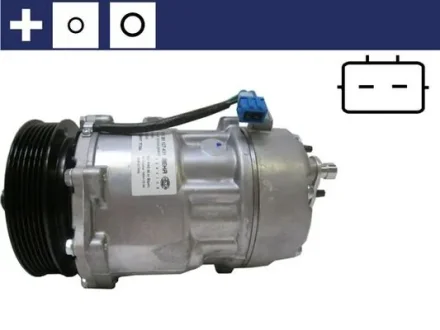 Компресор кондиціонера LT/Т4 2.5-2.8 TDI 95-06 MAHLE / KNECHT ACP 79 000S