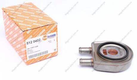 Радиатор масляный, (теплообменник) 1.9dCi 01- AUTOTECHTEILE 512 0402