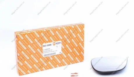 Вставка дзеркала з підігрівом, L, Renault Kangoo, -13 AUTOTECHTEILE 503 0089