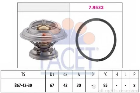 Термостат FACET 7.8280
