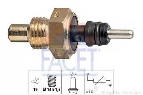Датчик температуры MB C-class (w202) c 200 d (202.120) (93-00) Facet FACET 7.3214