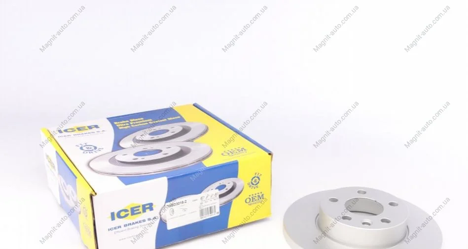 Диск гальмівний ICER 78BD3018-2 (фото 1)