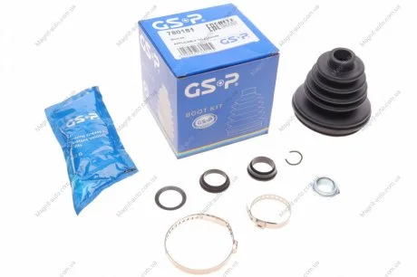 Пильовик ШРКШ зовн. 21.5 * 82 * 98 (к-кт з гайкою) Audi 80 86-91, 90 87-91 VW Passat 83-97 GSP 780181