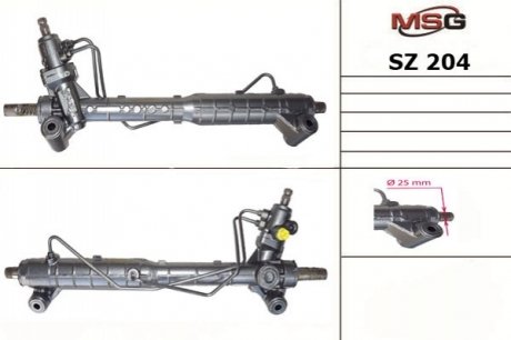 Кермова рейка з г/п Suzuki Grand Vitara 1.6, 1.9 DDiS, 2.0 05-19 MSG SZ 204