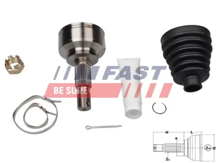 Шрус зовнішній Citroen C5/C8 Peugeot 407 2,0 16V 05- FAST FT25090K