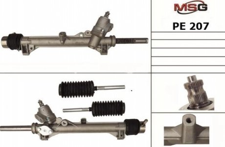 Рульова рейка з Г/У Peugeot 405 1.4-1.9D 88-92 MSG PE 207