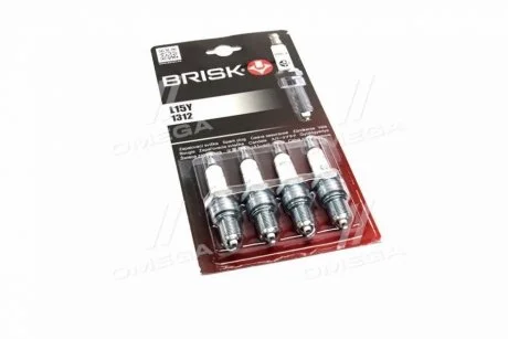 Свеча зажигания 2101-99/1102/2141/412 (зазор 0,7мм) б/резистора (1шт) (кратно 4) CLASSIC BRISK L15Y