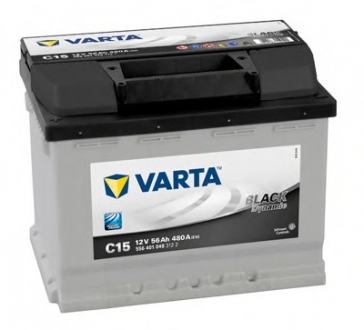 АКБ C15 BLACK DYNAMIC 56 А*ч +/- 480A VARTA ="5564010483122"