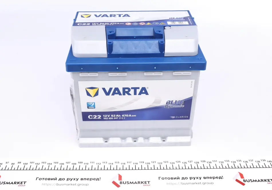 Аккумуляторная батарея VARTA ="5524000473132" (фото 1)