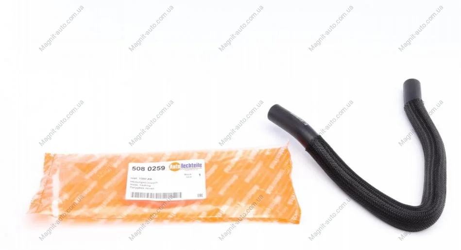 Патрубок пічки, CITROEN Berlingo 2.0 HDI 96-07 / PEUGEOT Partner 2.0 HDI 96-07 AUTOTECHTEILE 508 0259 (фото 1)
