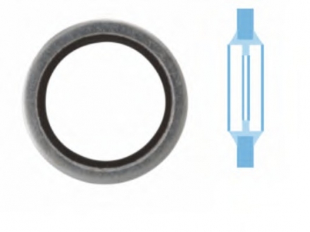 Уплотнительное кольцо, резьбовая пр CORTECO 005503H (фото 1)