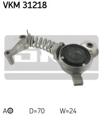 Натяжной ролик, поликлиновой ремень SKF VKM31218 (фото 1)